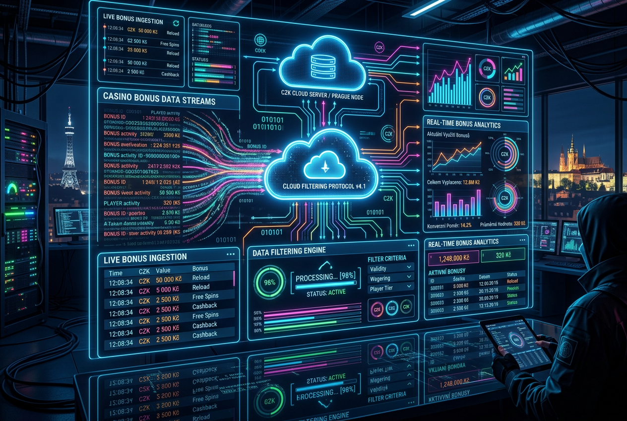Digitální analýza kasinových bonusů v cloudu s datovými toky a českými symboly