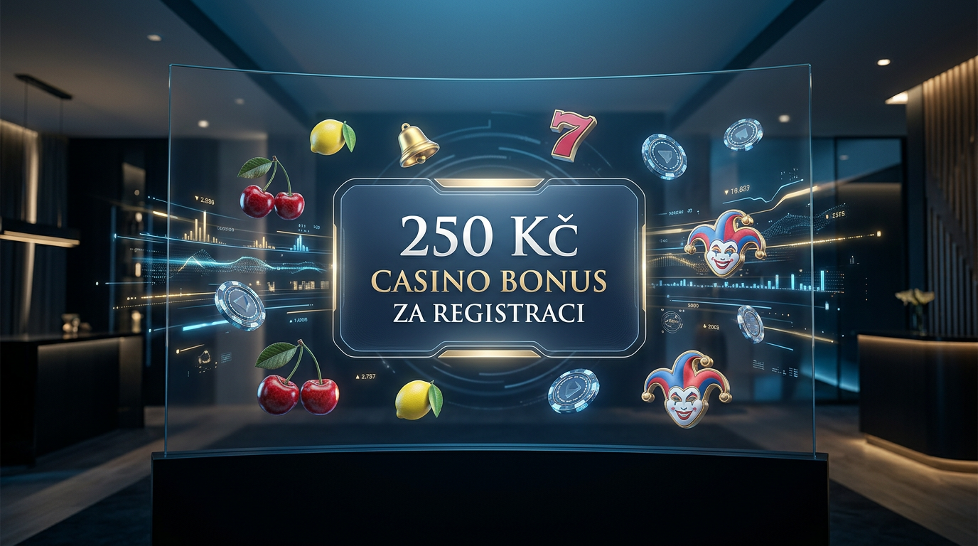 Casino bonus 250 Kč za registraci v moderním digitálním rozhraní